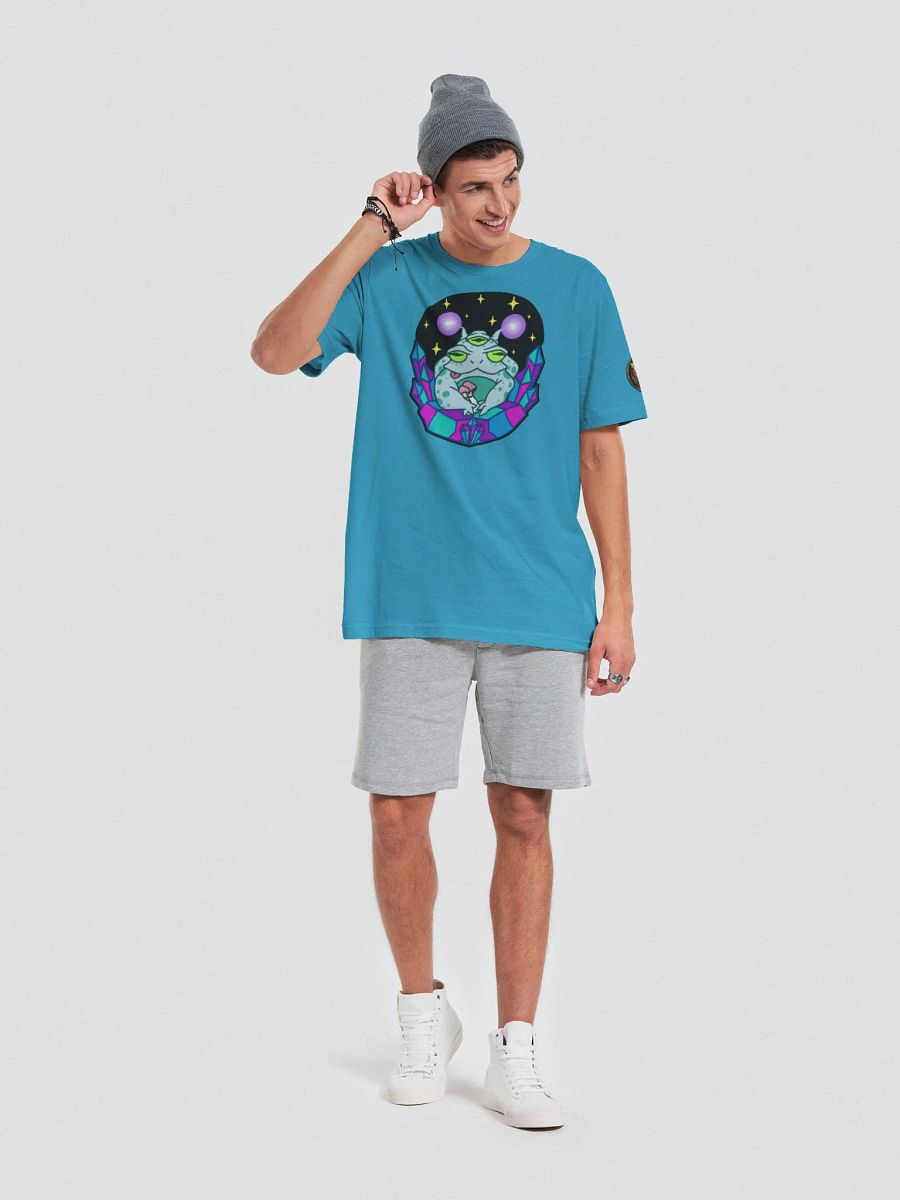 Light Blue Alien Frog T-Shirt product image (4)