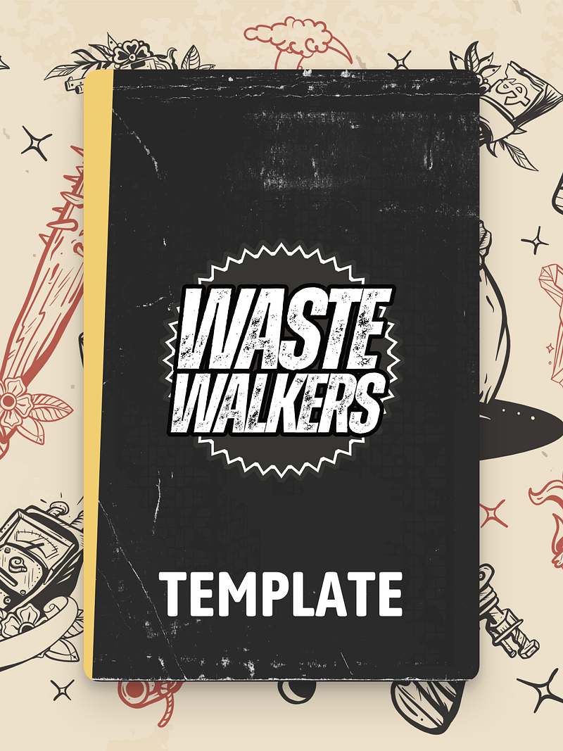 Wastewalkers Portrait Canva Template