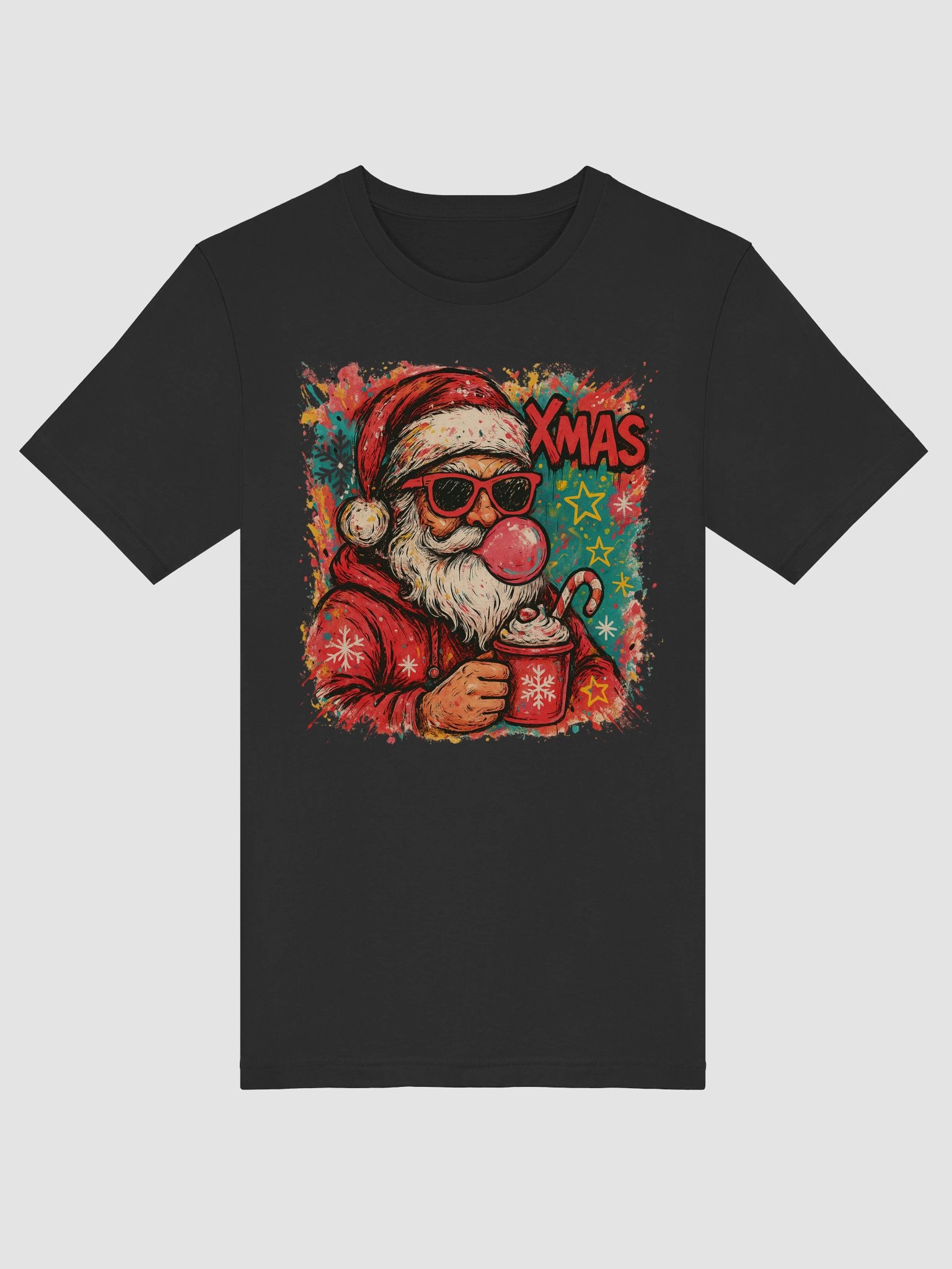 Santa Xmas with Attitude T-Shirt product image (5)