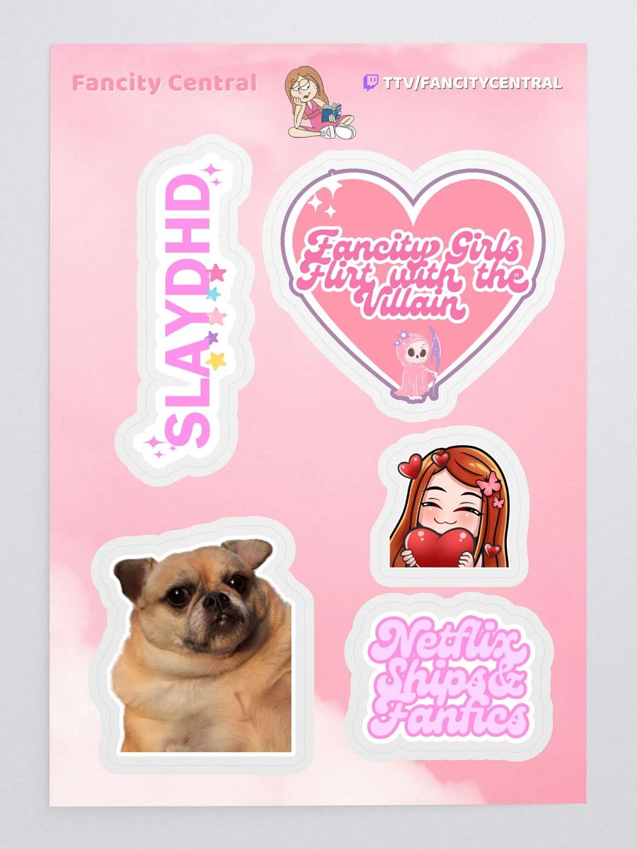 Fancity Central Winter 2025 Sticker Sheet product image (3)