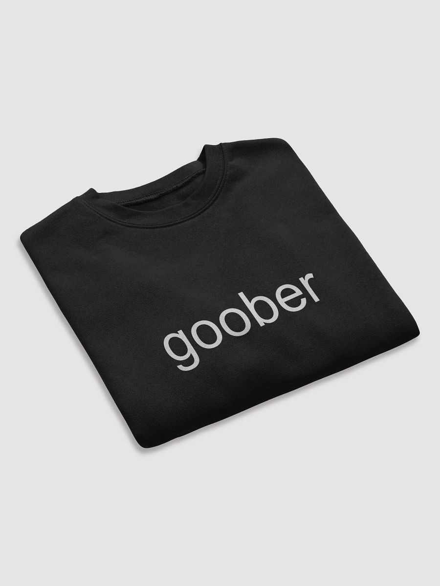 Goober (White Text) Embroidered Crop Top Sweater product image (24)