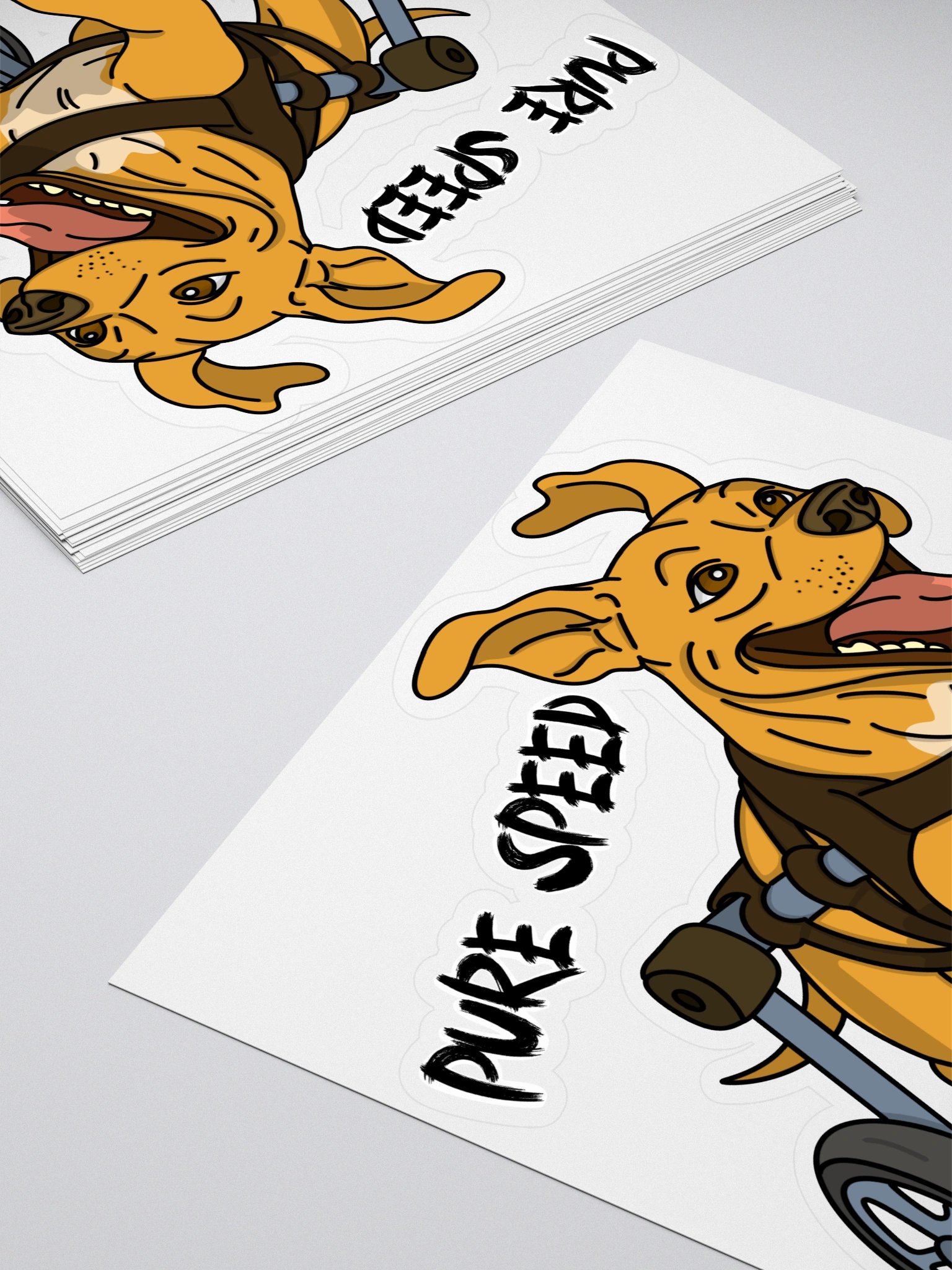 Wheelin' Woofs Kiss Cut Stickers product image (4)