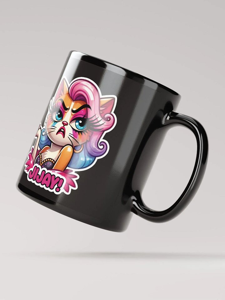 Jijay! Black Glossy Mug product image (4)
