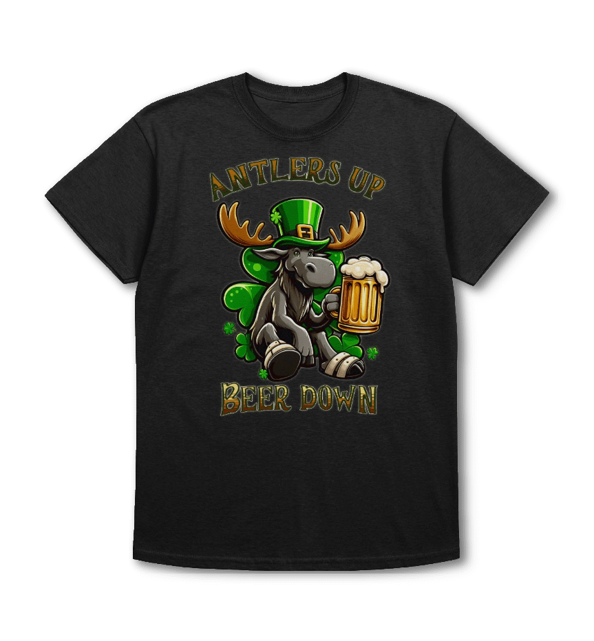 St-Patrick's Day Cool Moose T-shirt product image (1)
