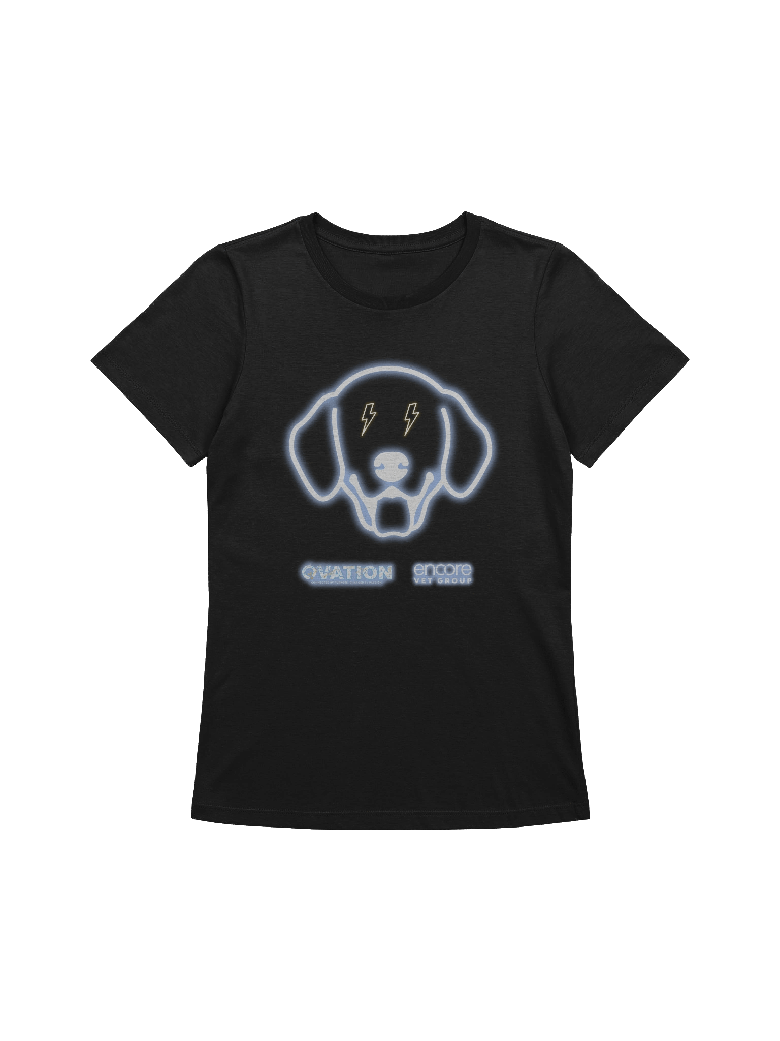 Ovation Electric Dog T-shirt - Women's Relaxed Bella+Canvas product image (1)