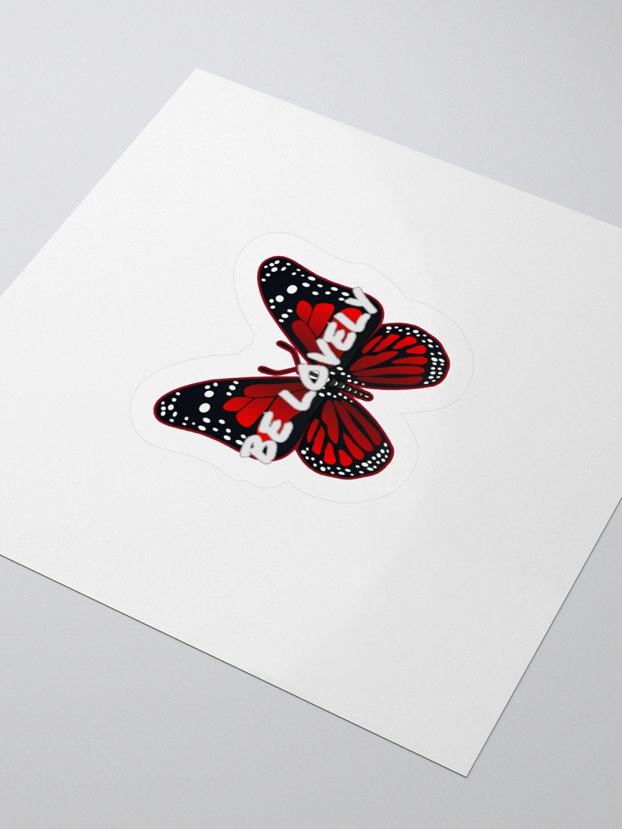 Be Lovely Butterfly Kiss Cut Stickers product image (10)