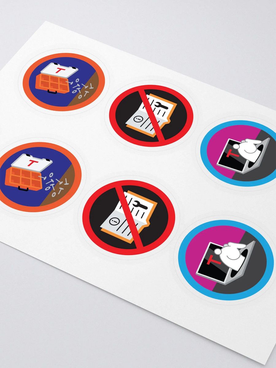 ADHD'oh (de)Merit Badge Sticker Sheet product image (2)
