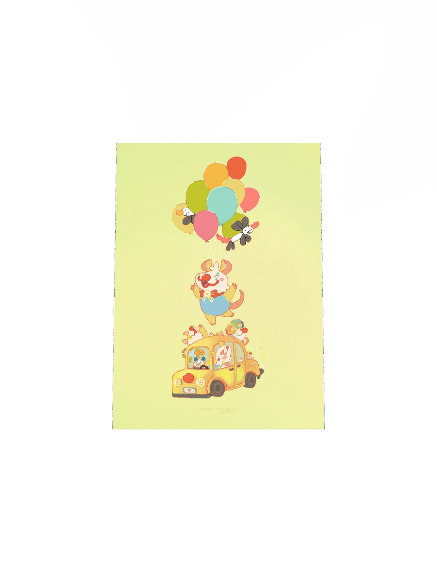 Clown Possum Print product image (7)
