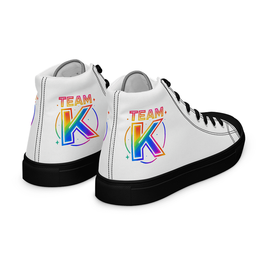 TEAM K Pride 1 Women's High Top Canvas Shoes product image (7)
