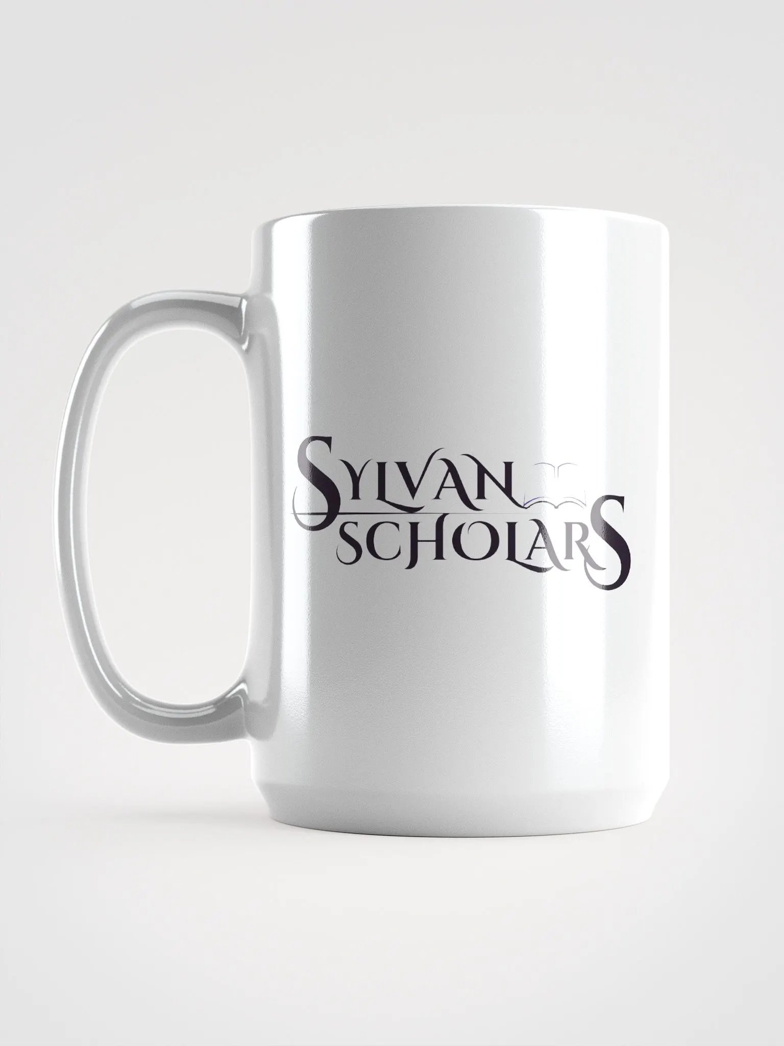Geometric Bear Face White Glossy Mug product image (6)