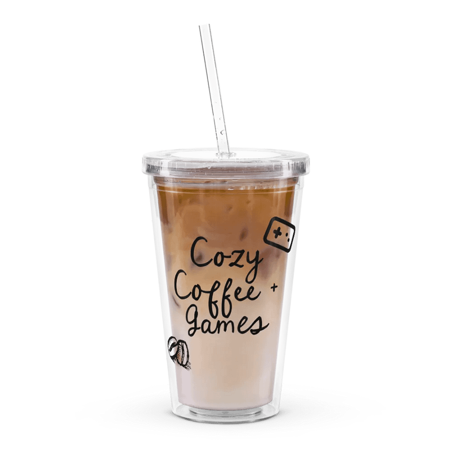 Cozy Coffee + Games Clear Tumbler product image (9)