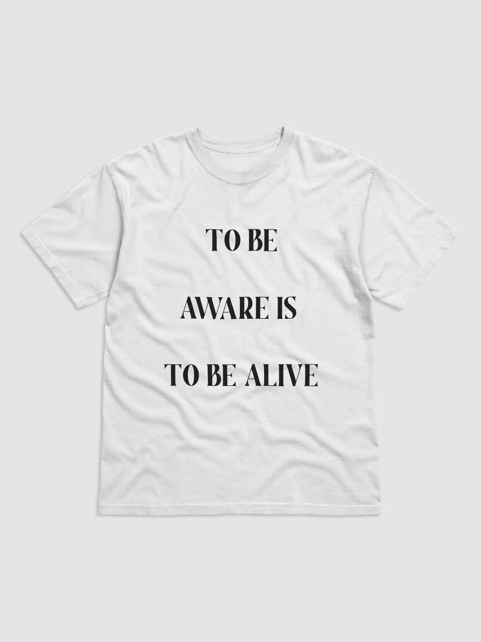 TO BE AWARE IS TO BE ALIVE(BLACK PRINT) product image (1)