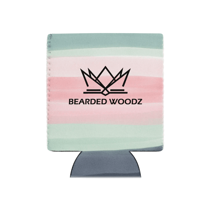 Coozie Can Cooler (Design: Bearded Woodz) Custom Color product image (1)
