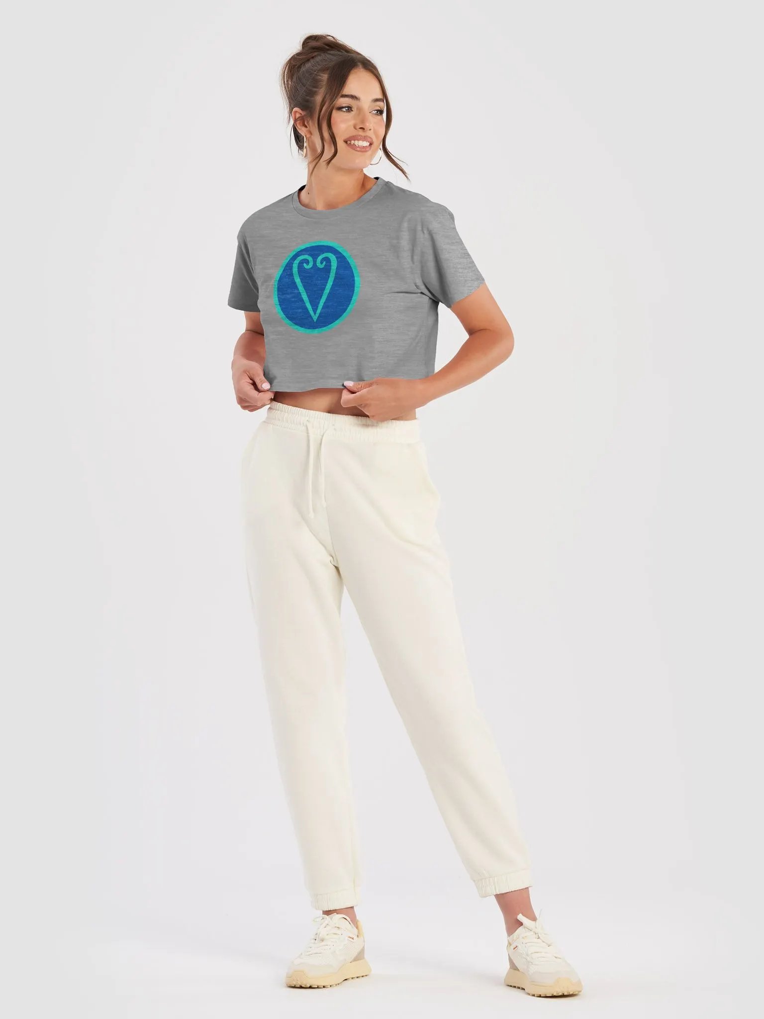 Crop Top - Blue Logo product image (56)