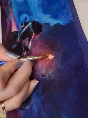 Painting inspired by @Clair Obscur: Expedition 33  #clairobscurexpedition33 #clairobscur #expedition33 @Kepler Interactive 