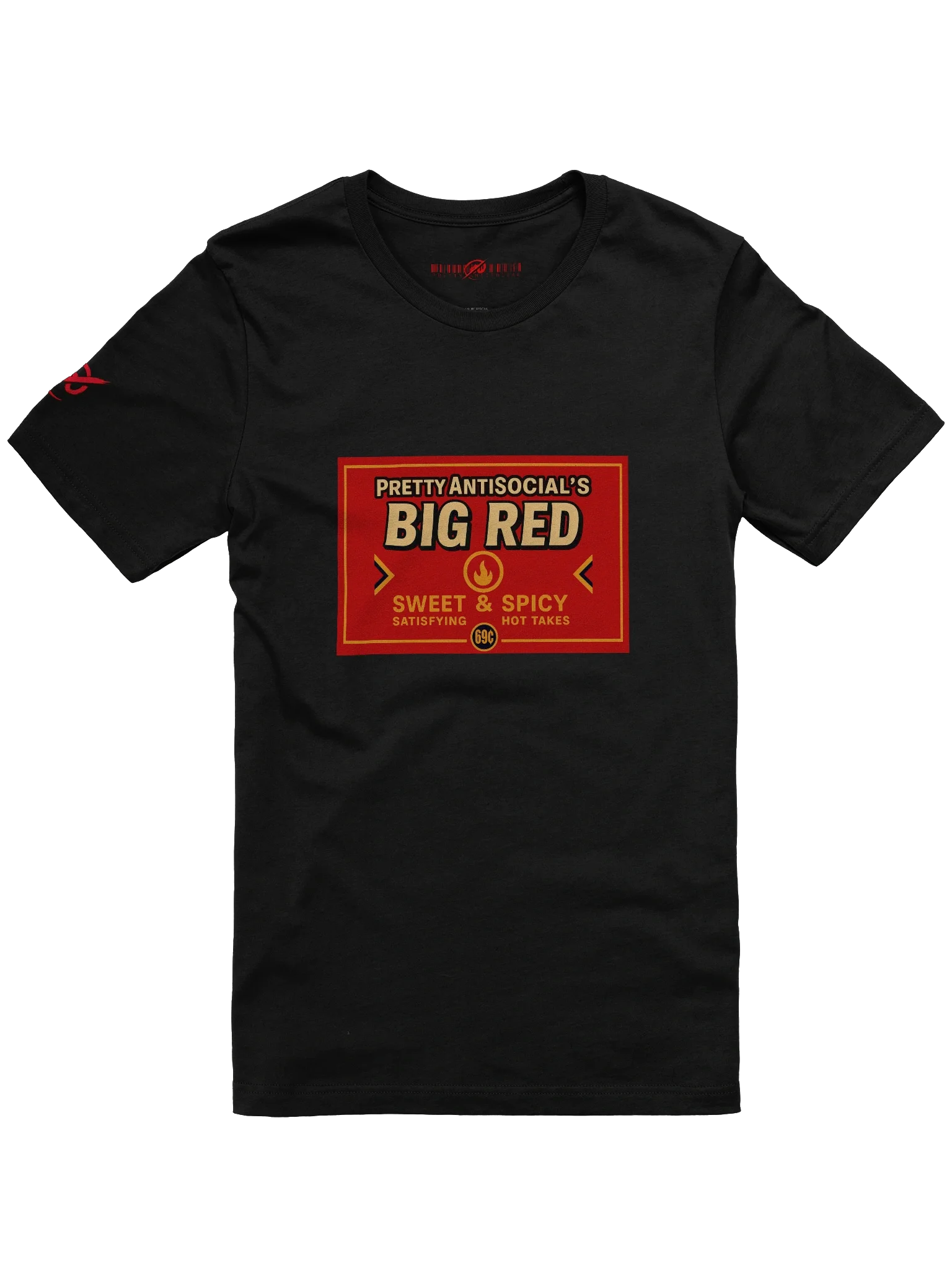 Pretty AntiSocial “BIG RED” Tee product image (2)