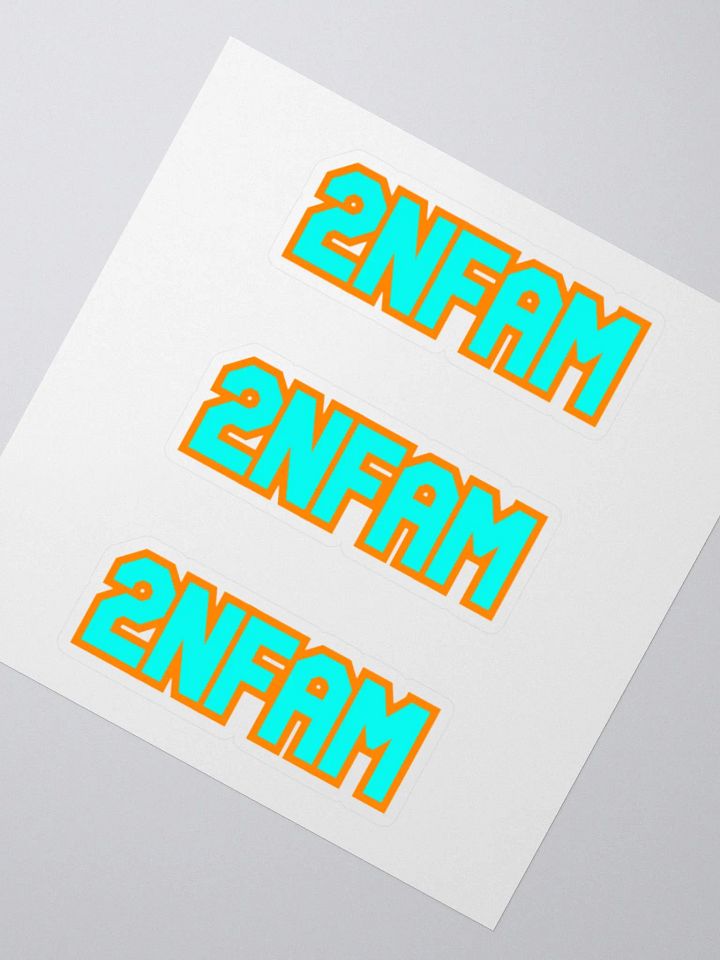 2NFAM 3x Stickers product image (2)