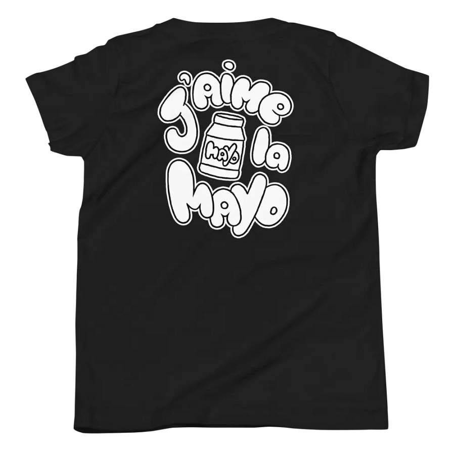 T-Shirt Enfant - J'aime la mayo (noir) product image (6)