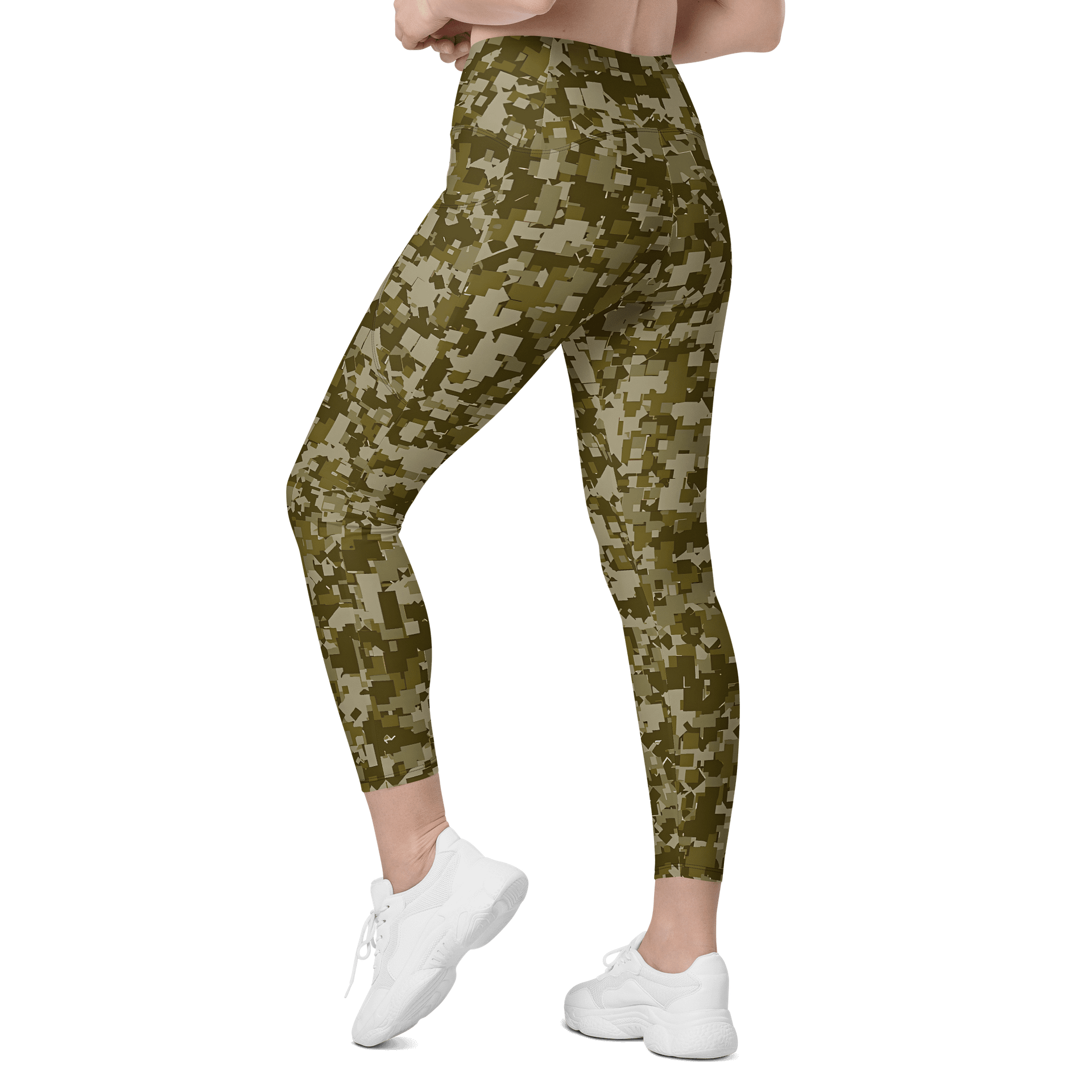 WhamBlam Camo All-Over Leggings with Pockets product image (7)