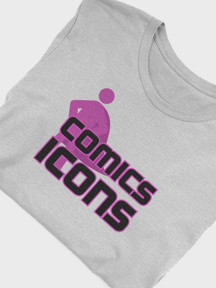 Comics Icons Black On Pink Logo Tee product image (5)