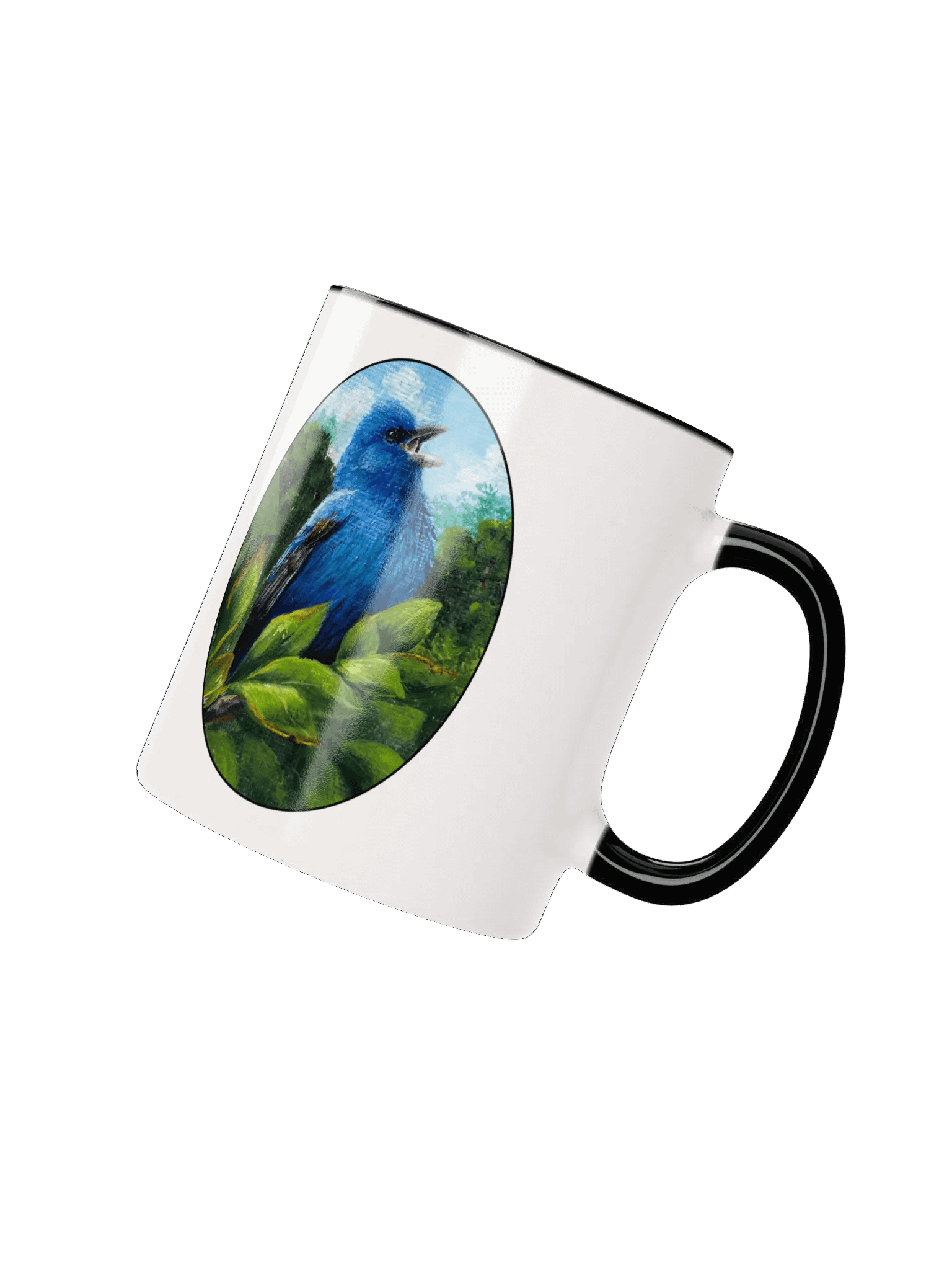 Indigo Bunting Serenade Ceramic Mug product image (6)