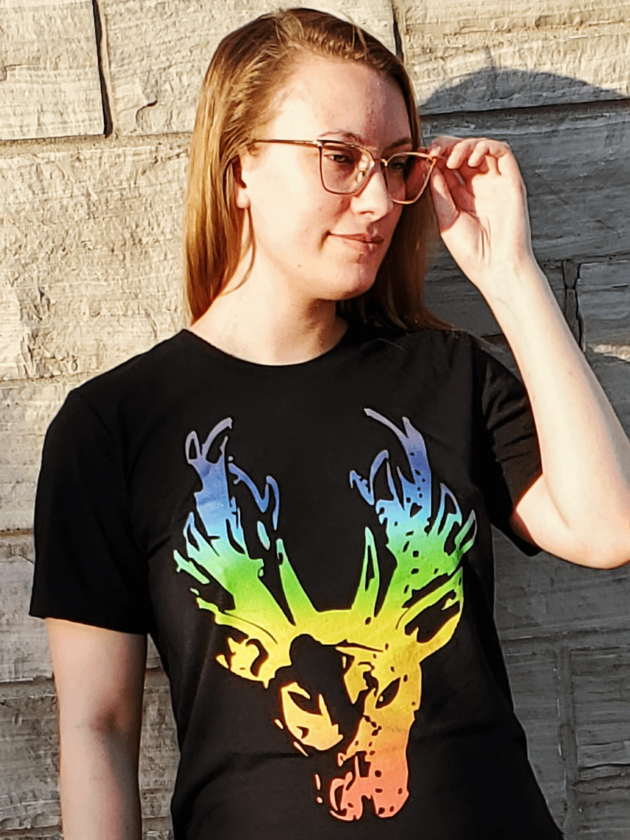 Stealth Stag Tee - Rainbow product image (7)
