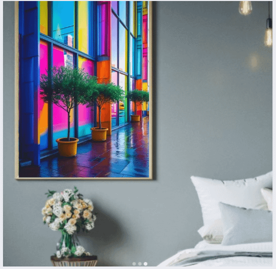 Coloured Facade Wall Art product image (2)
