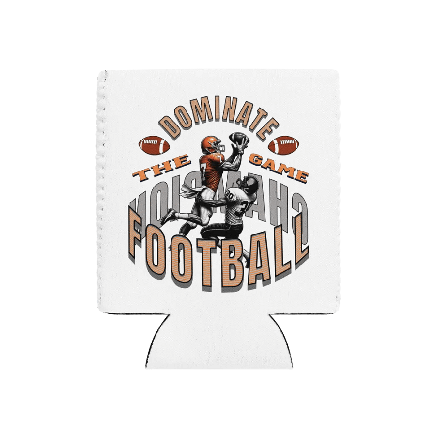 Dominate The Game Football Champion Can Cooler product image (1)