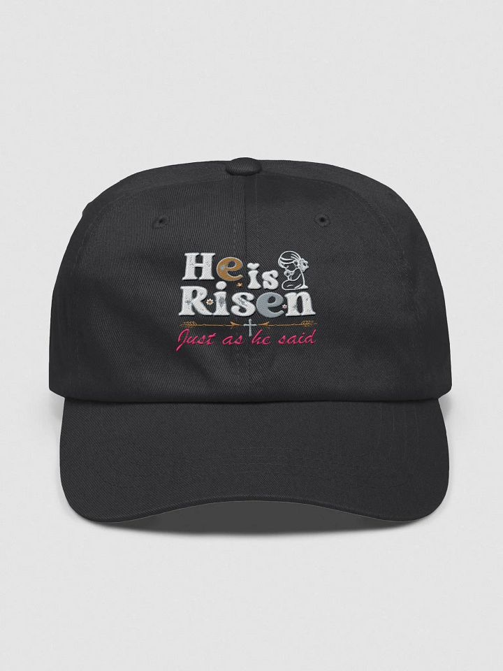 He is Risen, Just as He Said, Christian Dad Hat product image (2)