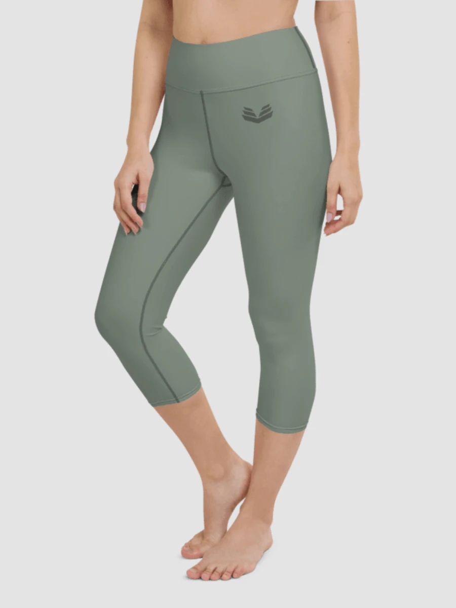 Yoga Capri Leggings - Sage Green product image (3)
