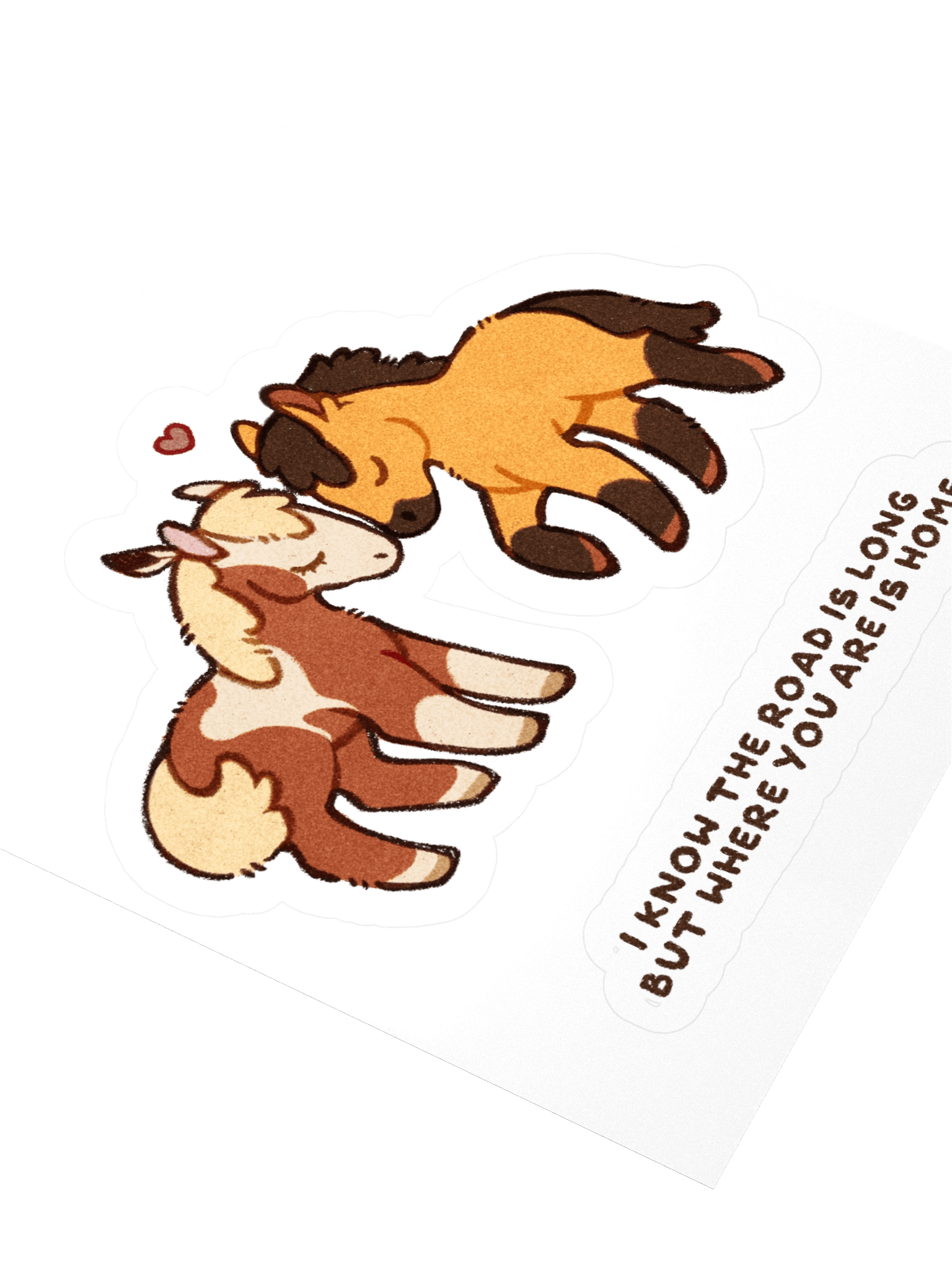 Home ♥ | Kiss-cut sticker product image (3)