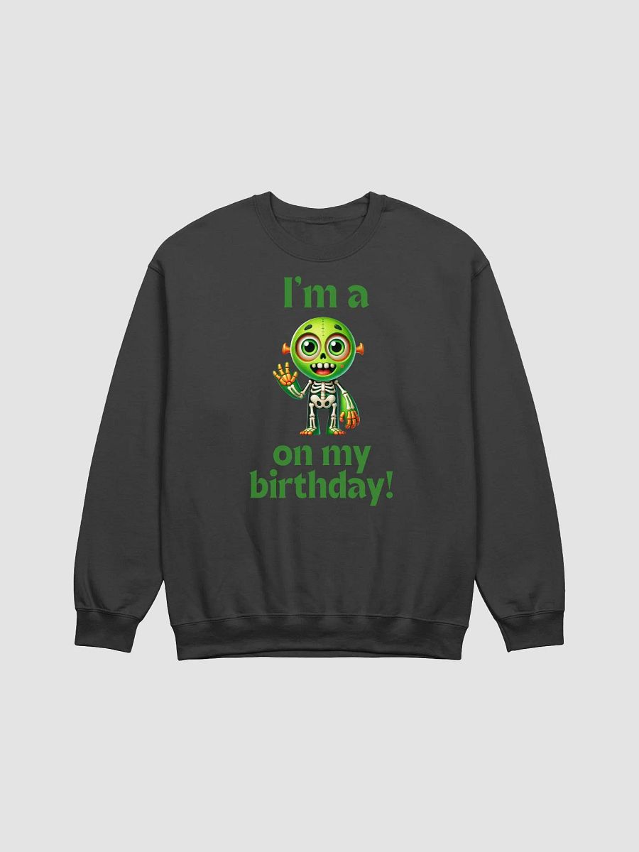 Birthday Skeleton Crewneck Sweatshirt product image (1)