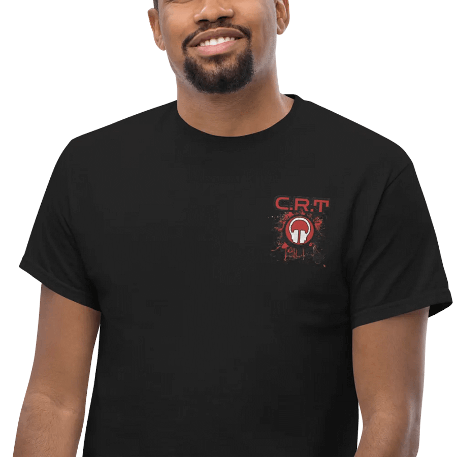 CRT Paint Splatter Embroidered Gildan Heavyweight T-Shirt product image (17)