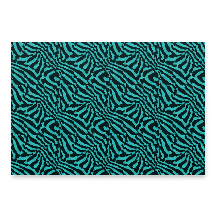 Teal Zebra Paper Sheets product image (1)