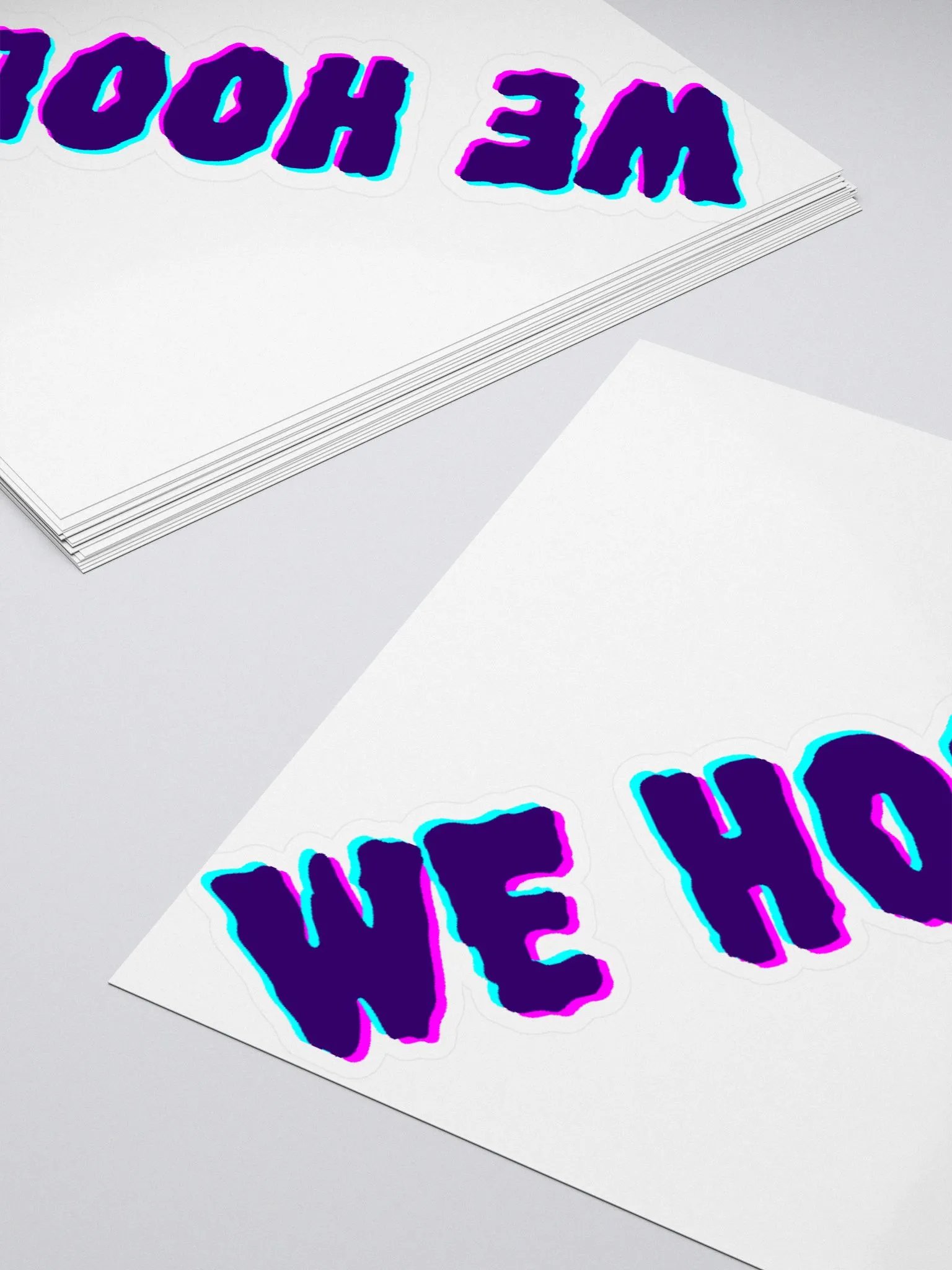 We Hoolin' Kiss Cut Sticker product image (4)