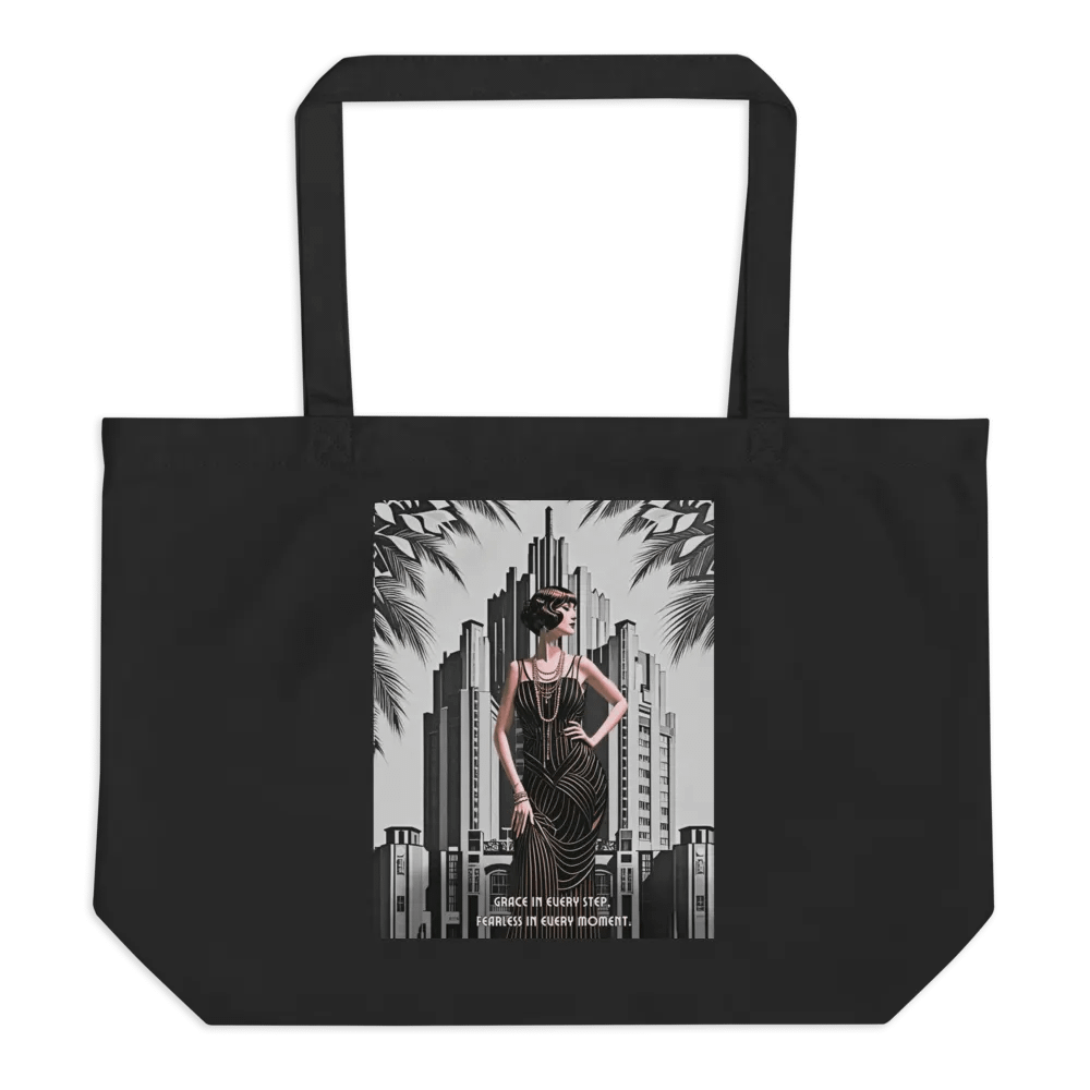Grace in Every Step. Fearless in Every Moment - Organic Cotton Tote product image (1)