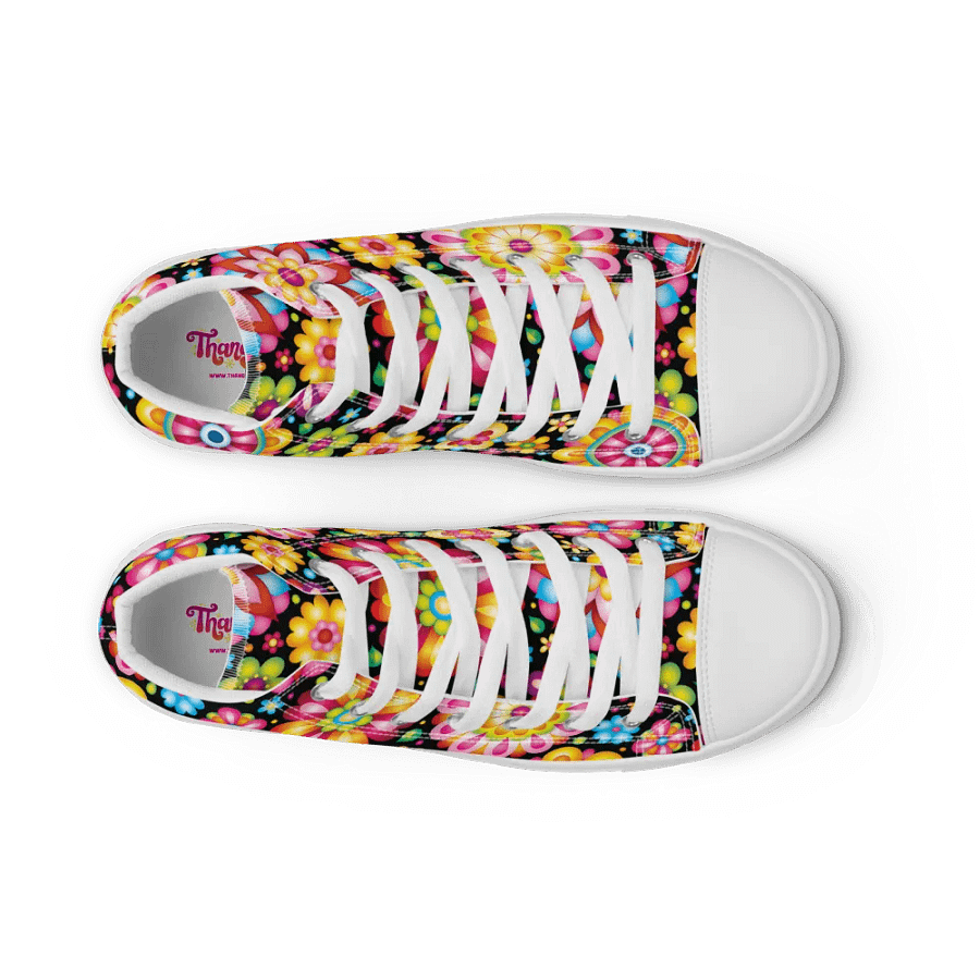 Kaleidoscopic Blossom Women's High Tops product image (10)