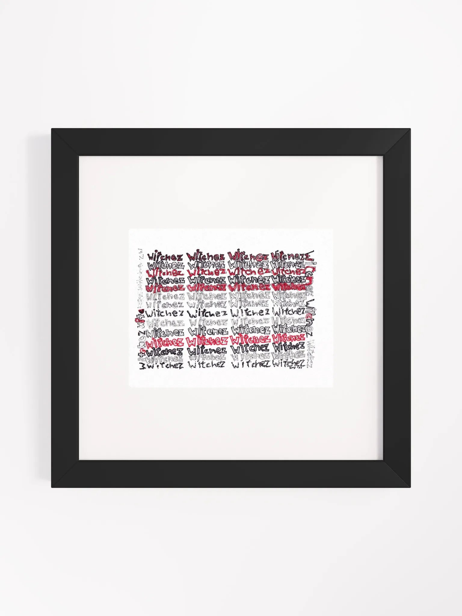 witchez Panel Card Print Framed product image (4)
