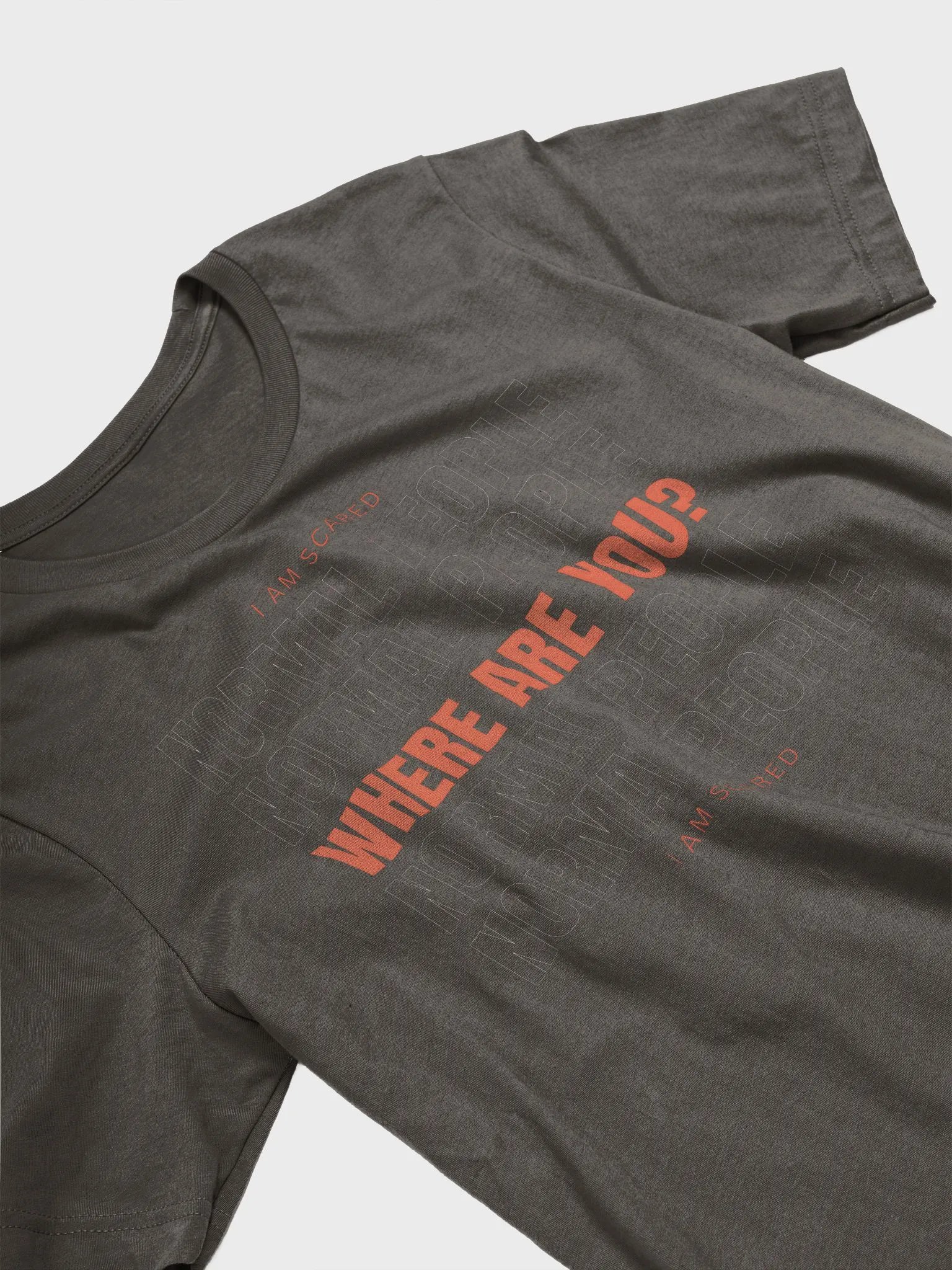 Lost and Scared Distorted T-Shirt product image (4)