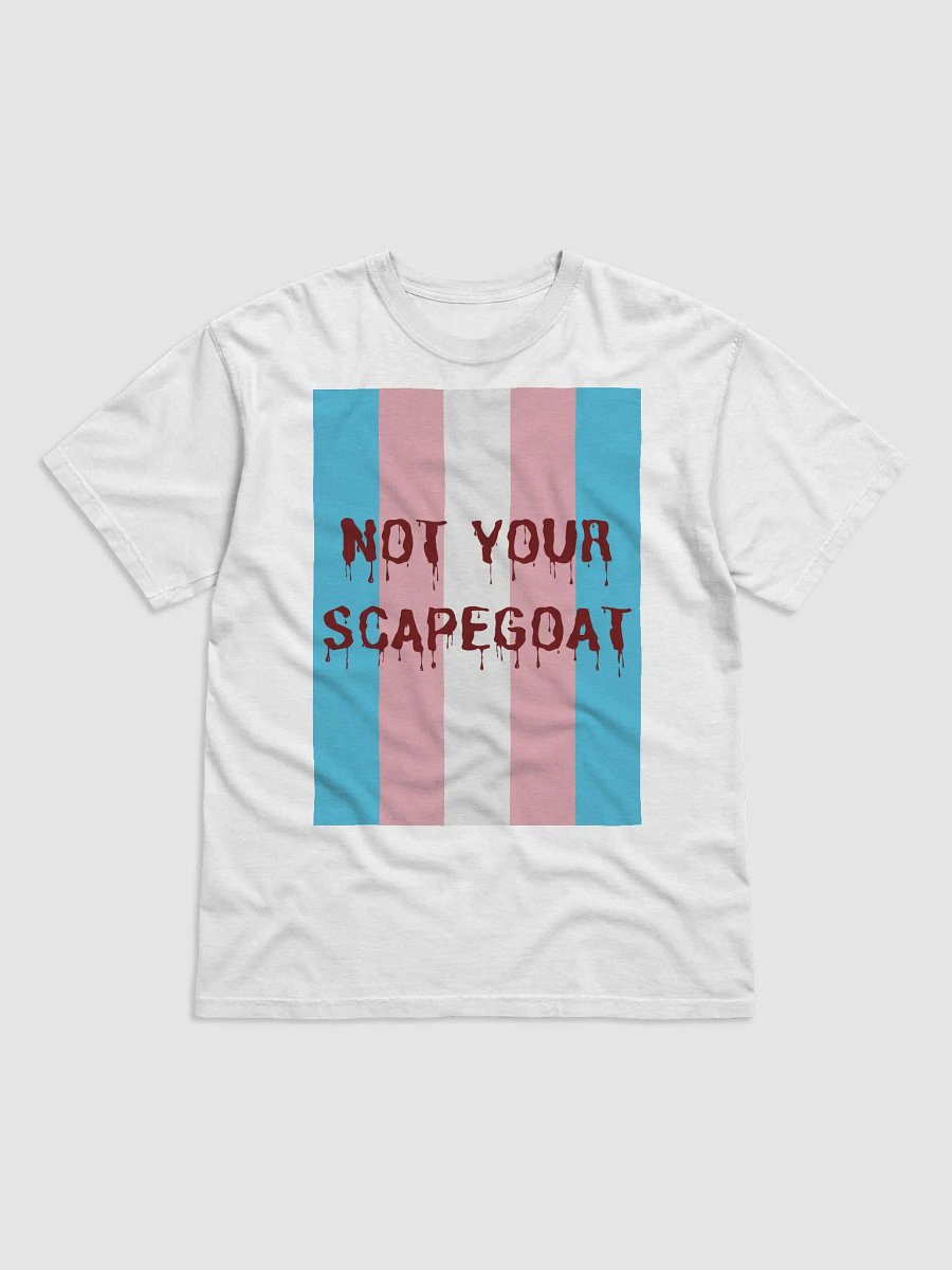 Transgender Pride "Not Your Scapegoat" TShirt product image (1)