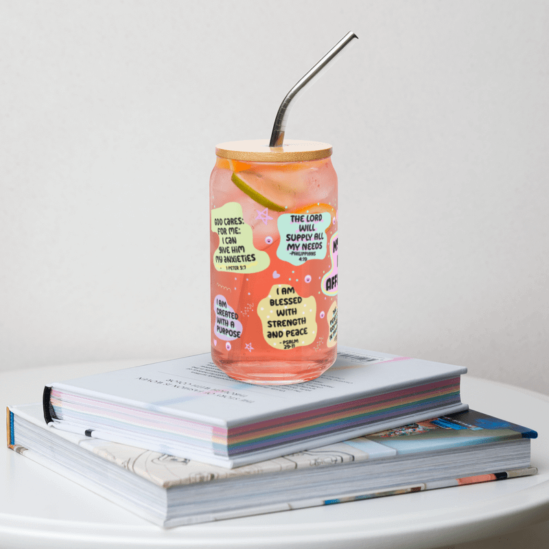 Bible Affirmation Can-Shaped Glass product image (15)