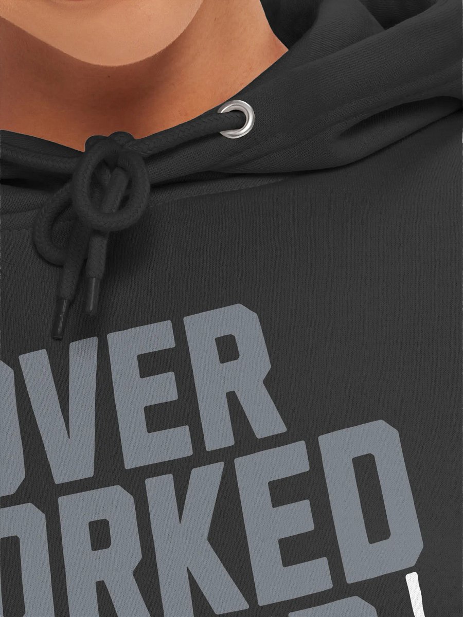 Over Worked Hoodie product image (4)
