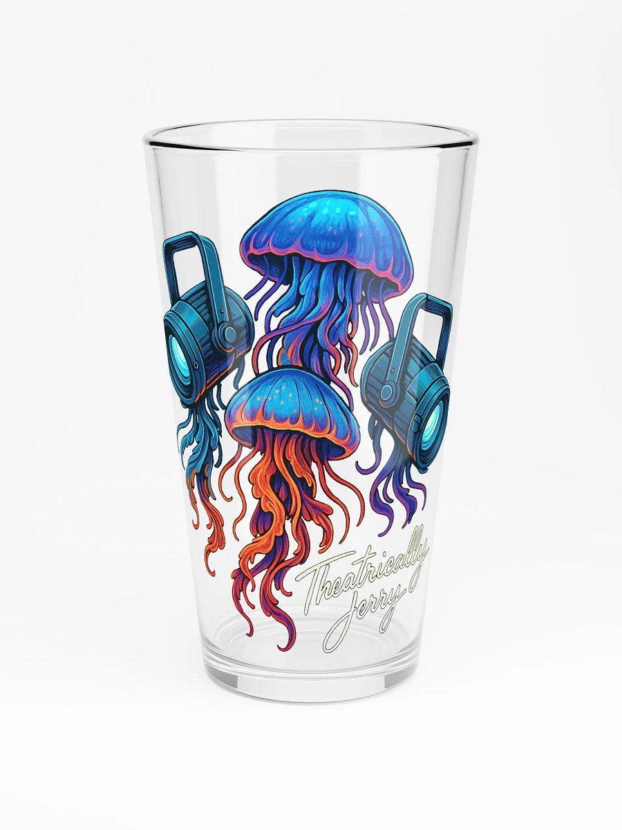 Limited Edition: Theatrically Jerry Signed "Aquatica Illumi-Jellies" Glass Pint Glass product image (3)