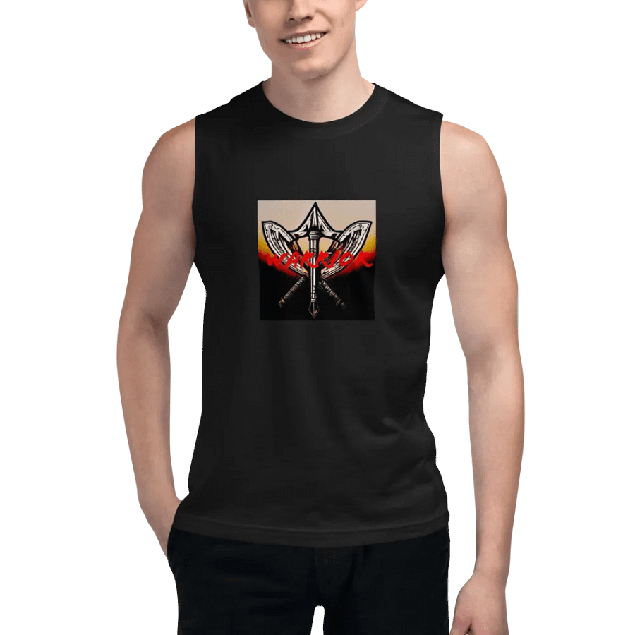Warrior's Crest Muscle Tank product image (5)