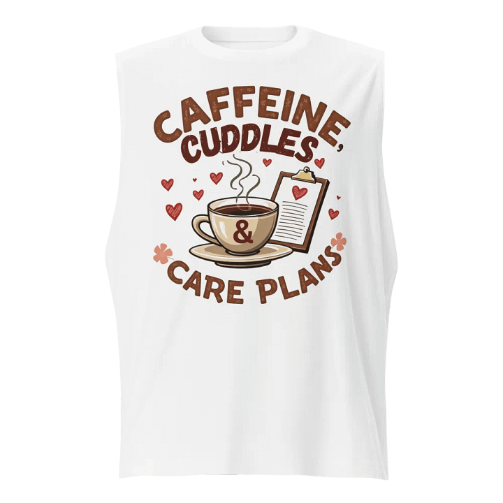 Caffeine Love Muscle Tank product image (1)