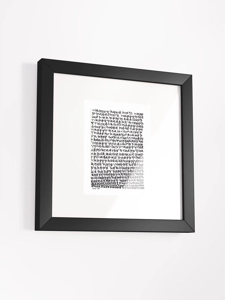nappyhead ho's Panel Card Print Framed product image (2)