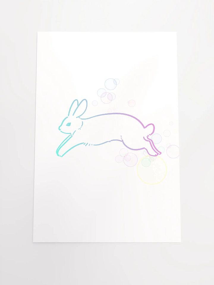 Bubble Bunny Poster product image (2)