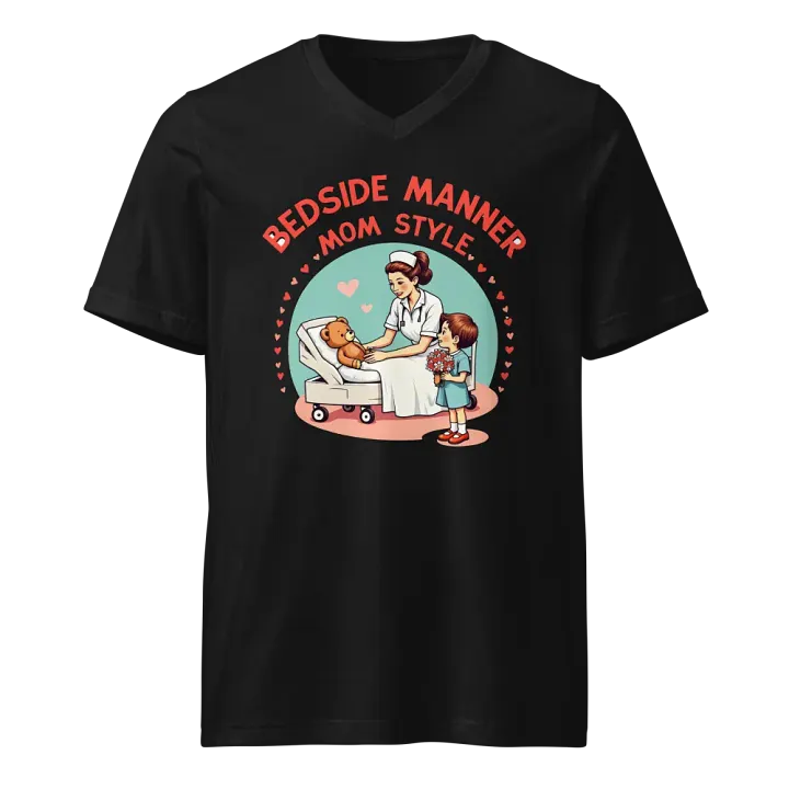 Mom-Style Caregiver V-Neck Tee product image (1)