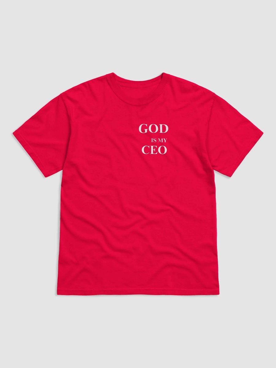 GOD IS MY CEO T-SHIRT (WHITE FONT) product image (42)