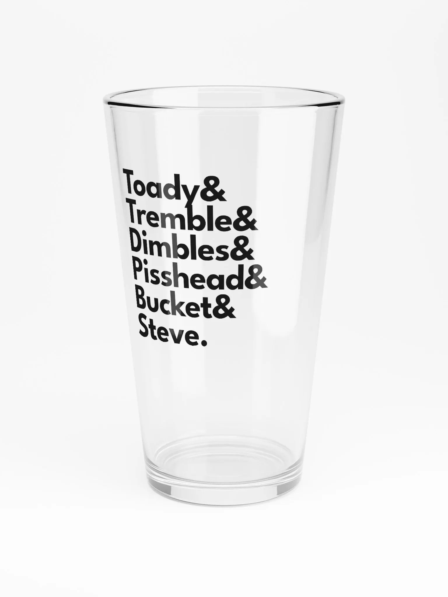The Brass Cannons' Drinking Buddy Pint Glass product image (3)